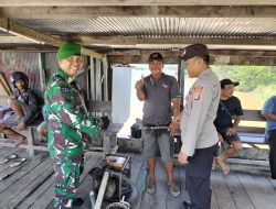 TNI-Polri di Gunung Mas Gelar Patroli Gabungan, Warga Merasa Lebih Aman