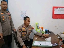 Polres Gunung Mas Tunjukkan Kepedulian Lewat Donor Darah